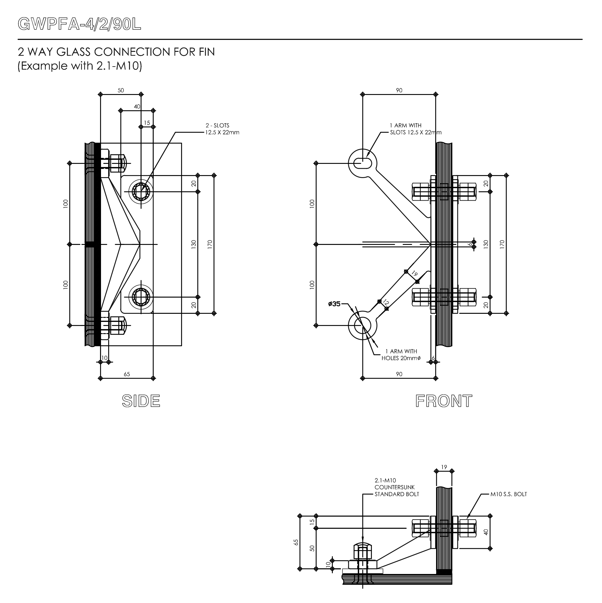 GWPFA-4/2/90L drawing