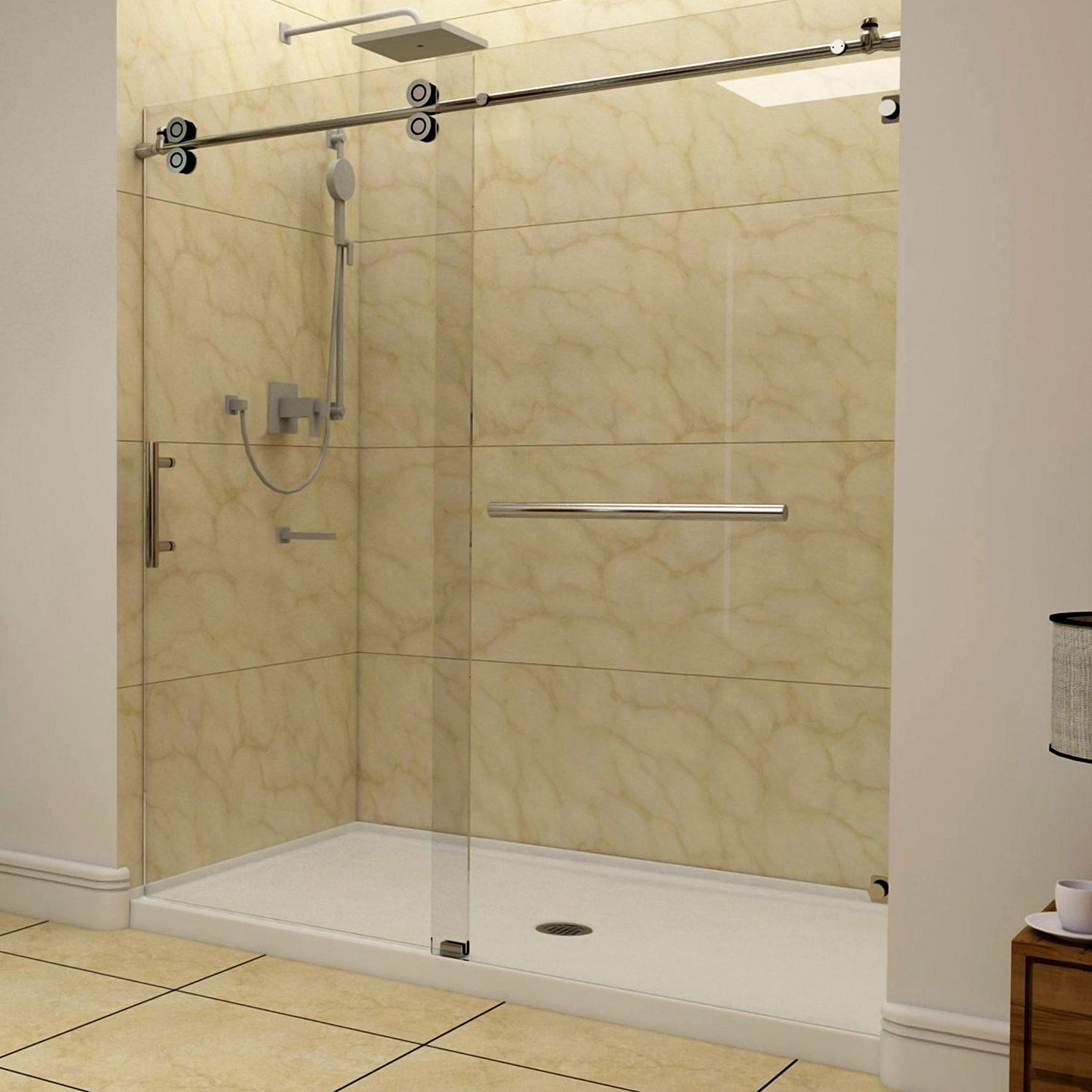 KLS-O2.1 Shower Sliding Door Set-SS