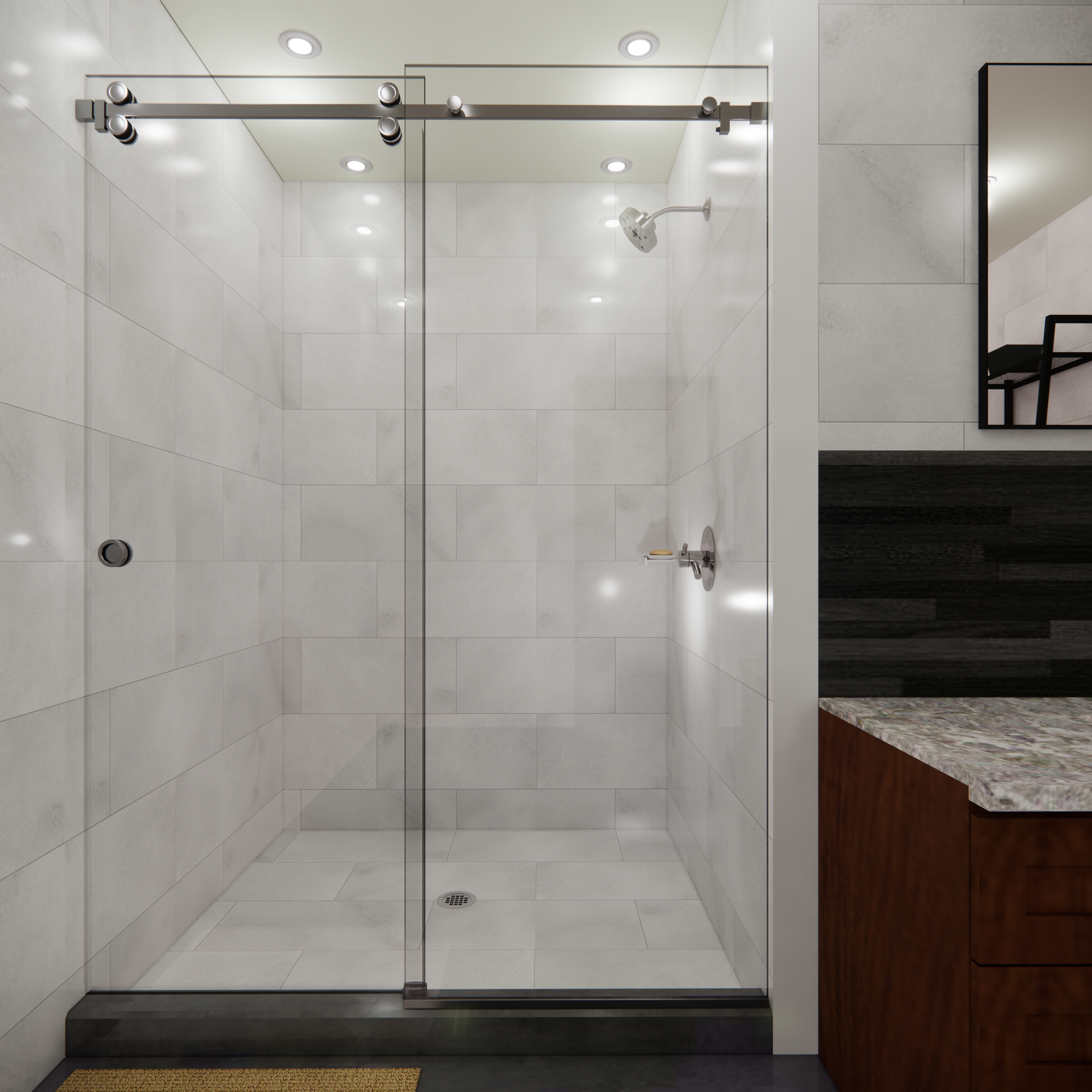 KLS-O4.1 Shower Sliding Door Kit-SS