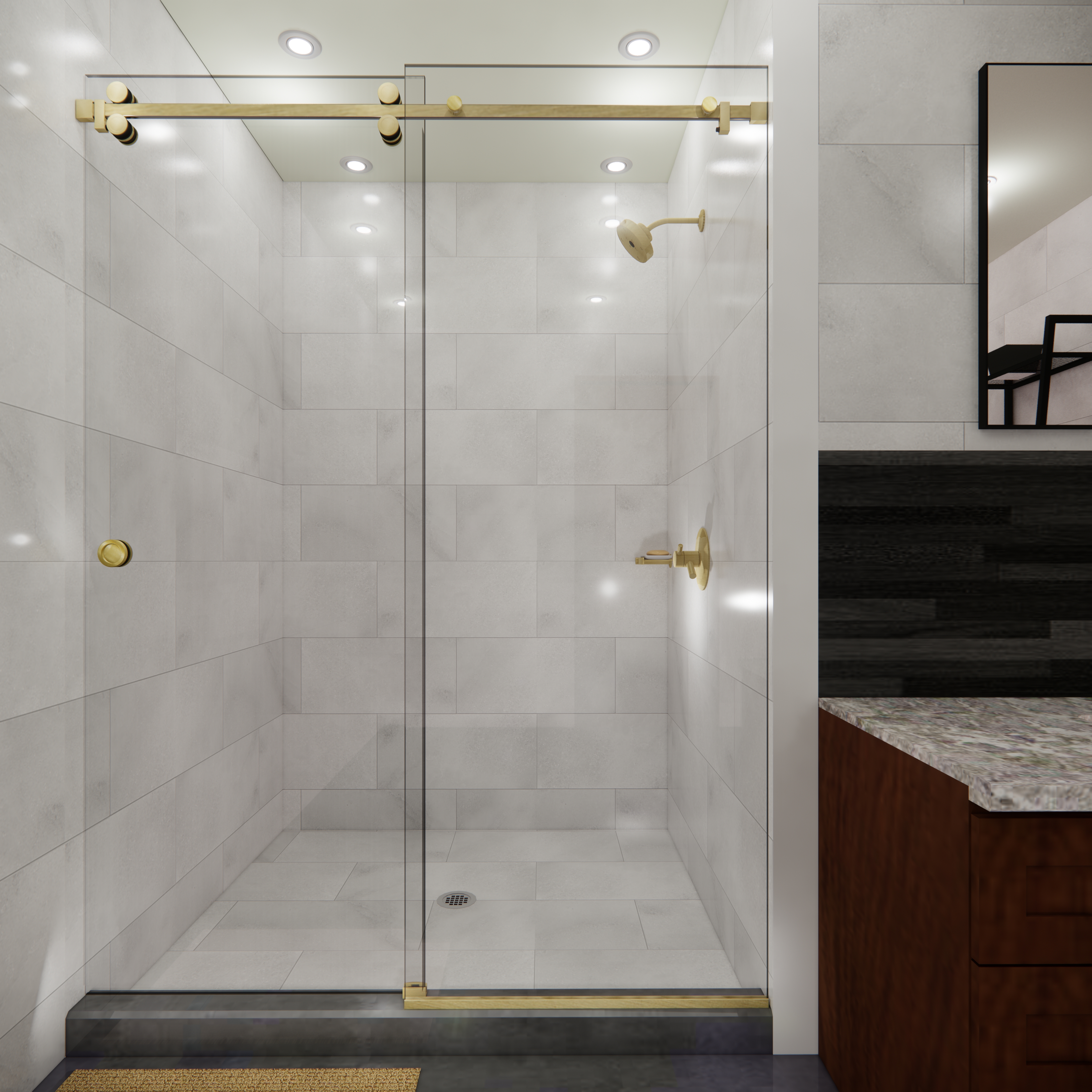 KLS-O4.1 Shower Sliding Door Kit-TGB